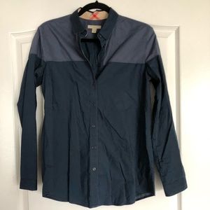 Burberry Brit blue button down shirt